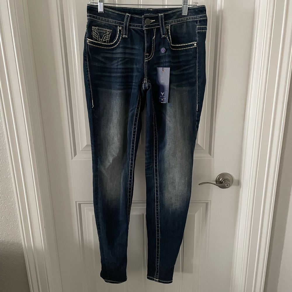 Vigoss brand new with tags dark wash jeans.